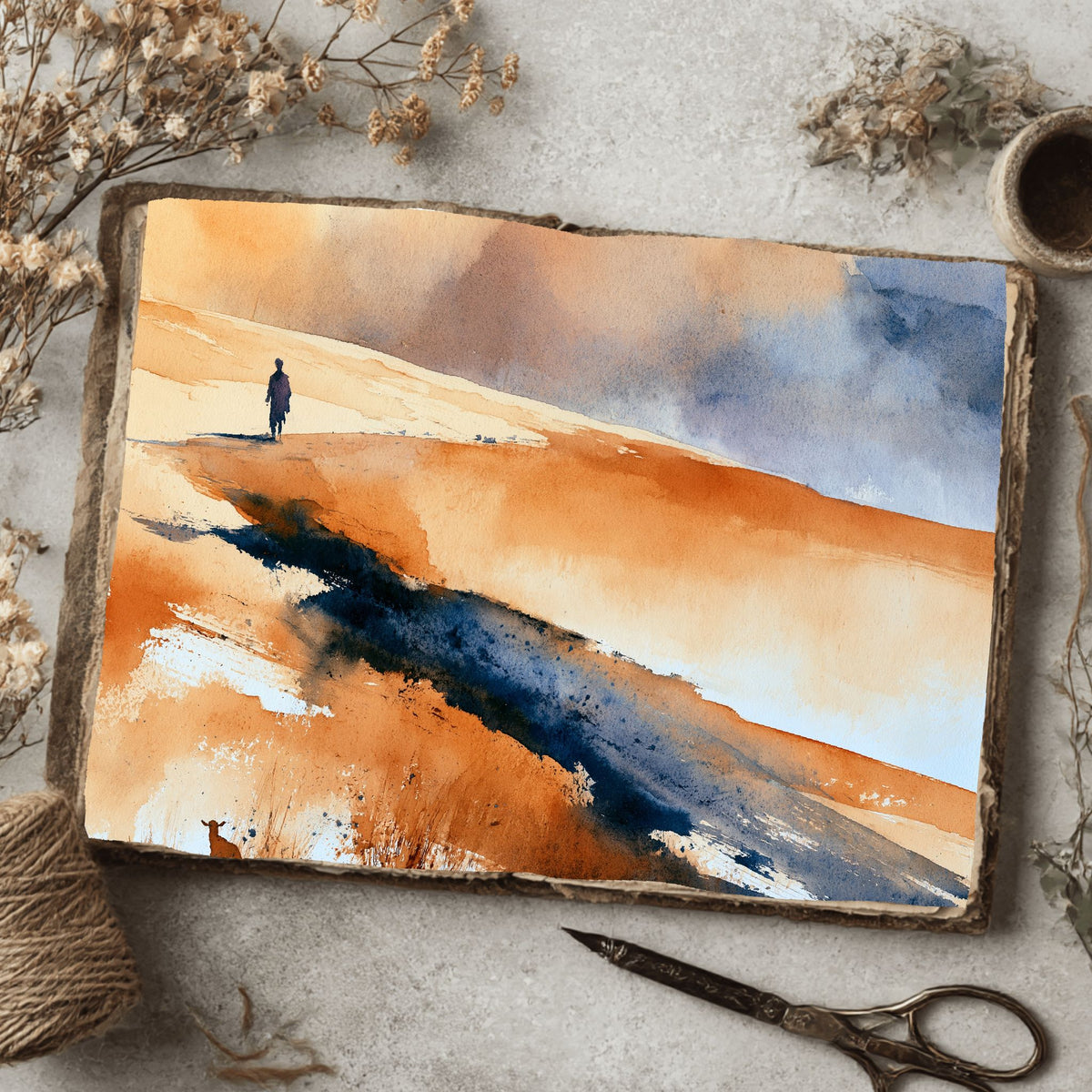Warm Desert Landscape