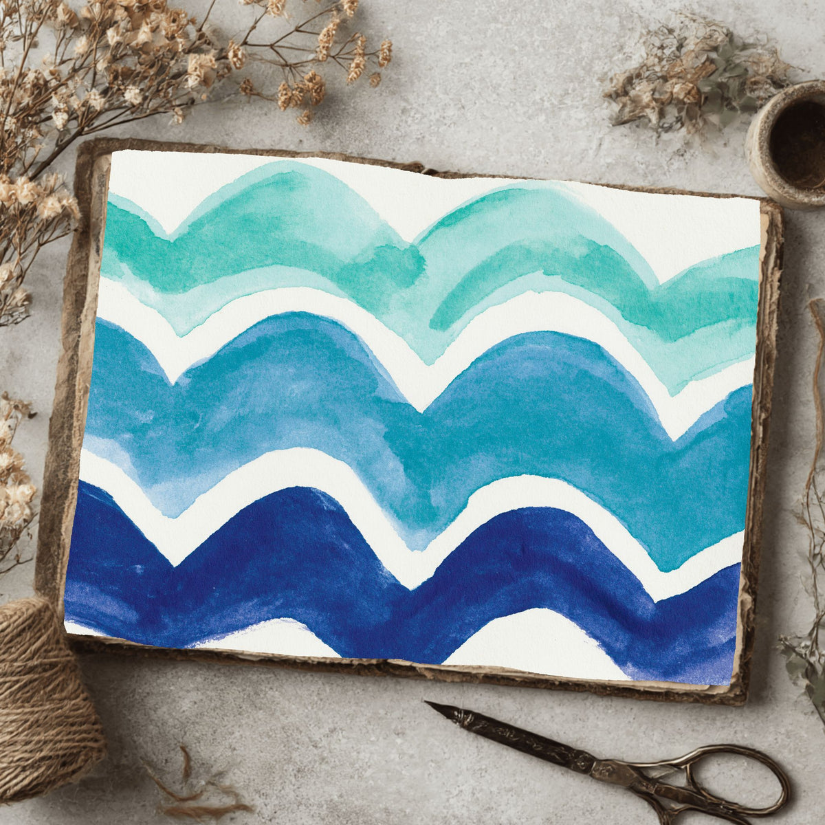 Water Wave Texture Pattern
