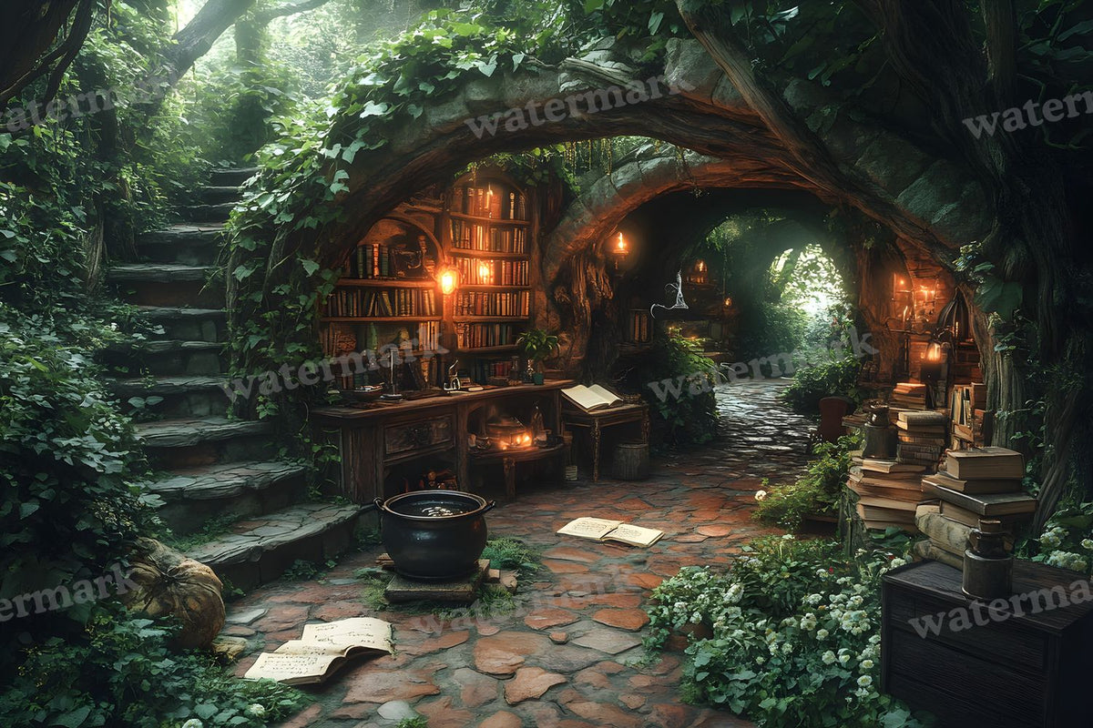 Wicked Witch Garden Backdrop Images