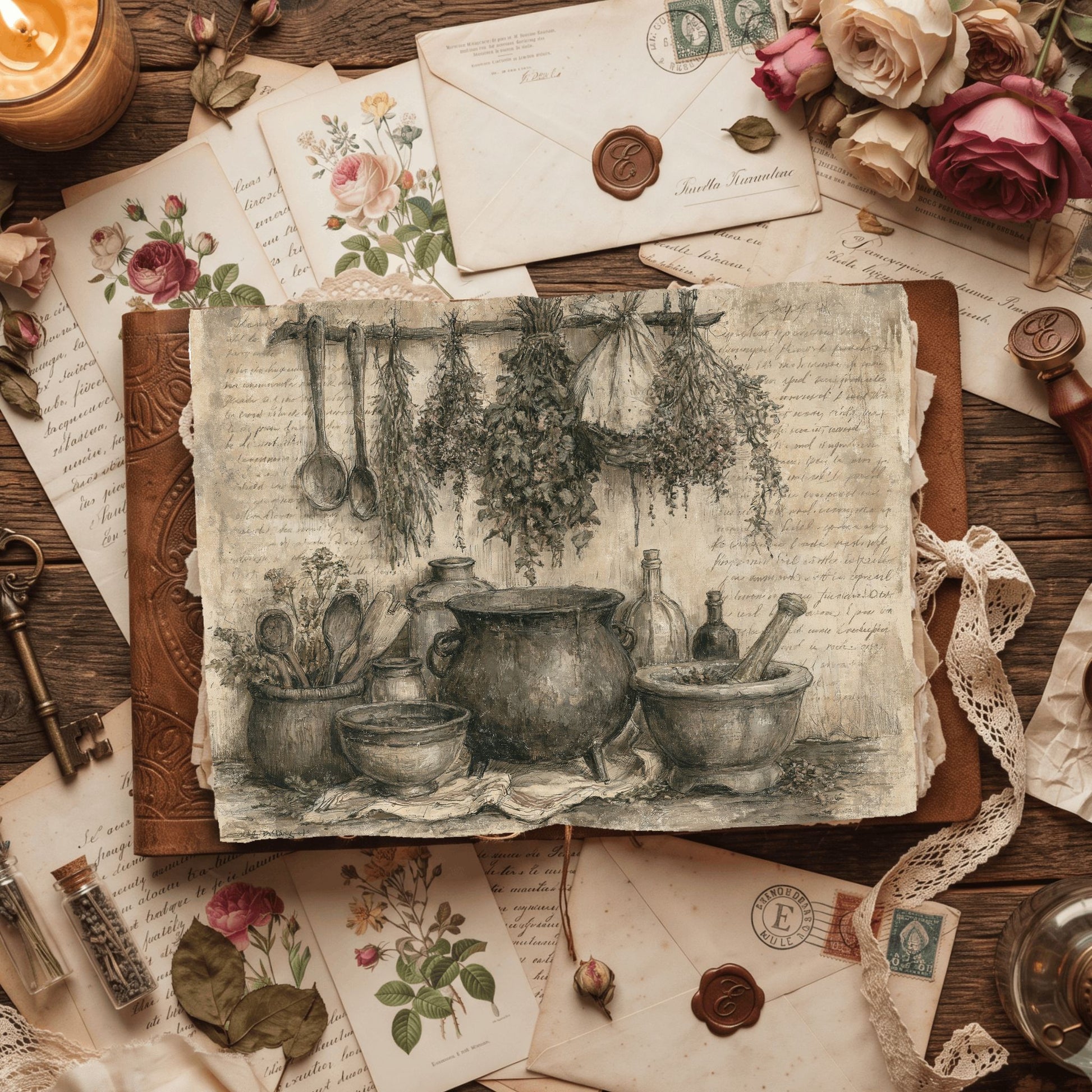 Witch'S Kitchen Recipe Journal Page