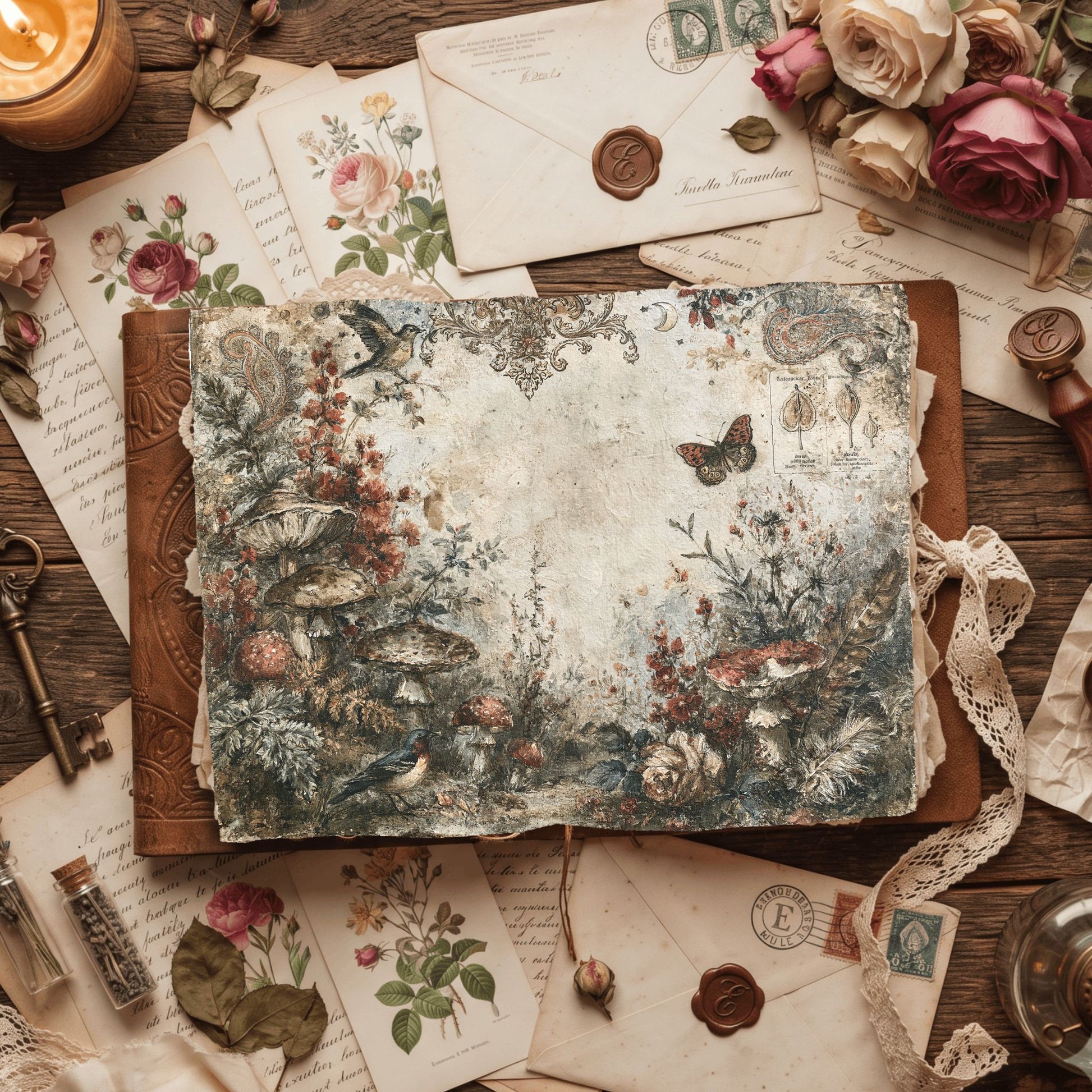 Woodland Hippie Ephemera Paper