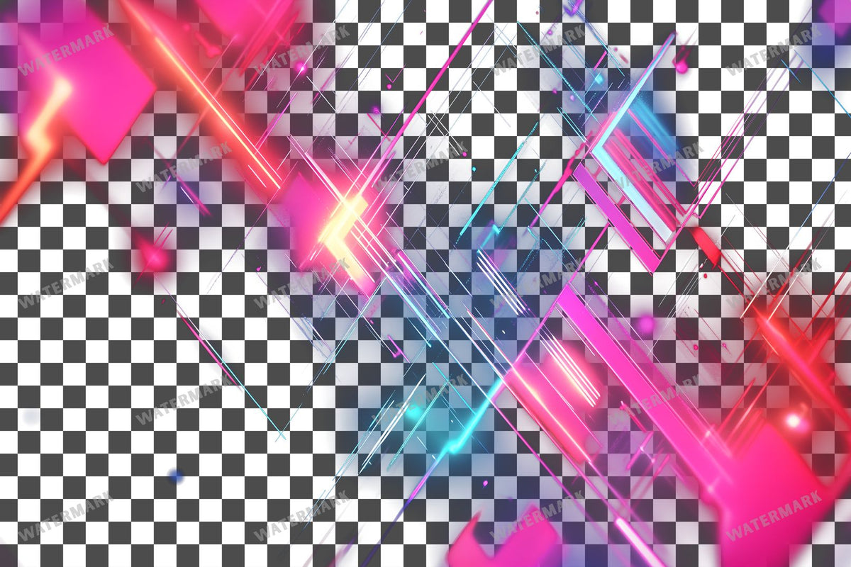 Abstract Geometric Patterns Transparent Overlay Pngs