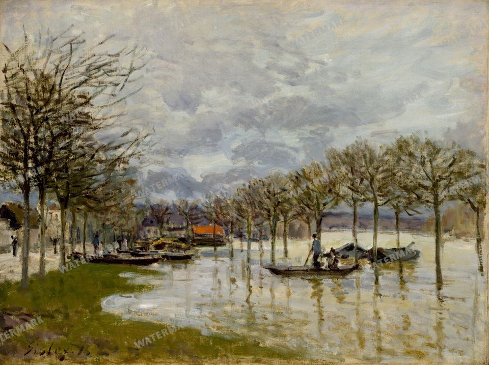Alfred Sisley Vintage Paintings