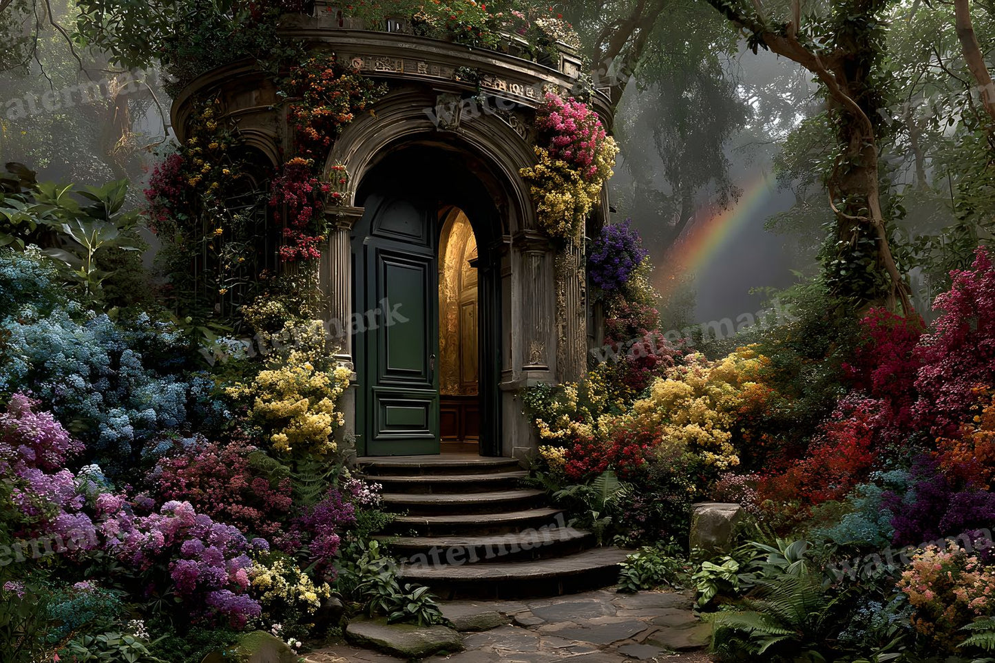 Alice Wonderland Magical Backdrop Images