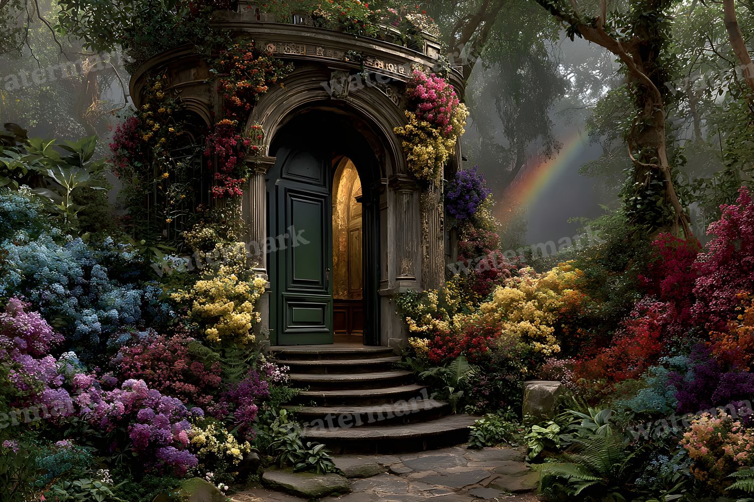 Alice Wonderland Magical Backdrop Images