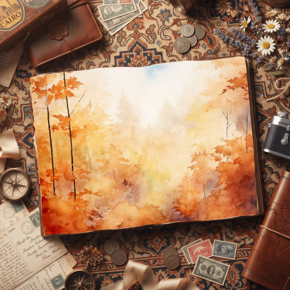 Autumn Landscapes Digital Papers