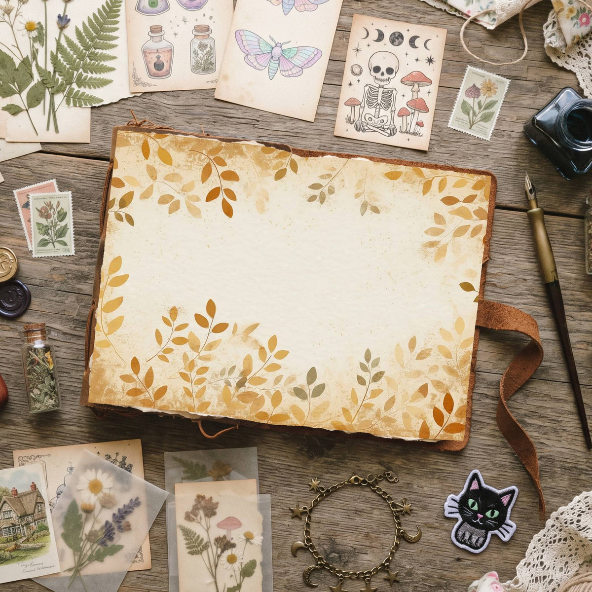 Autumns Leaves Digital Papers