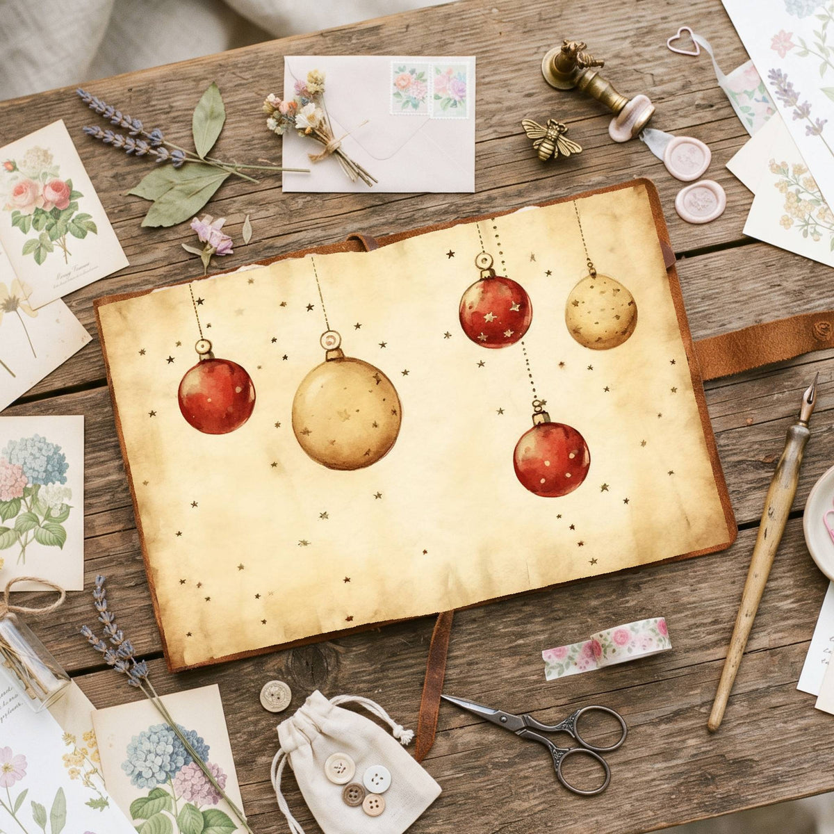 Bauble Digital Papers