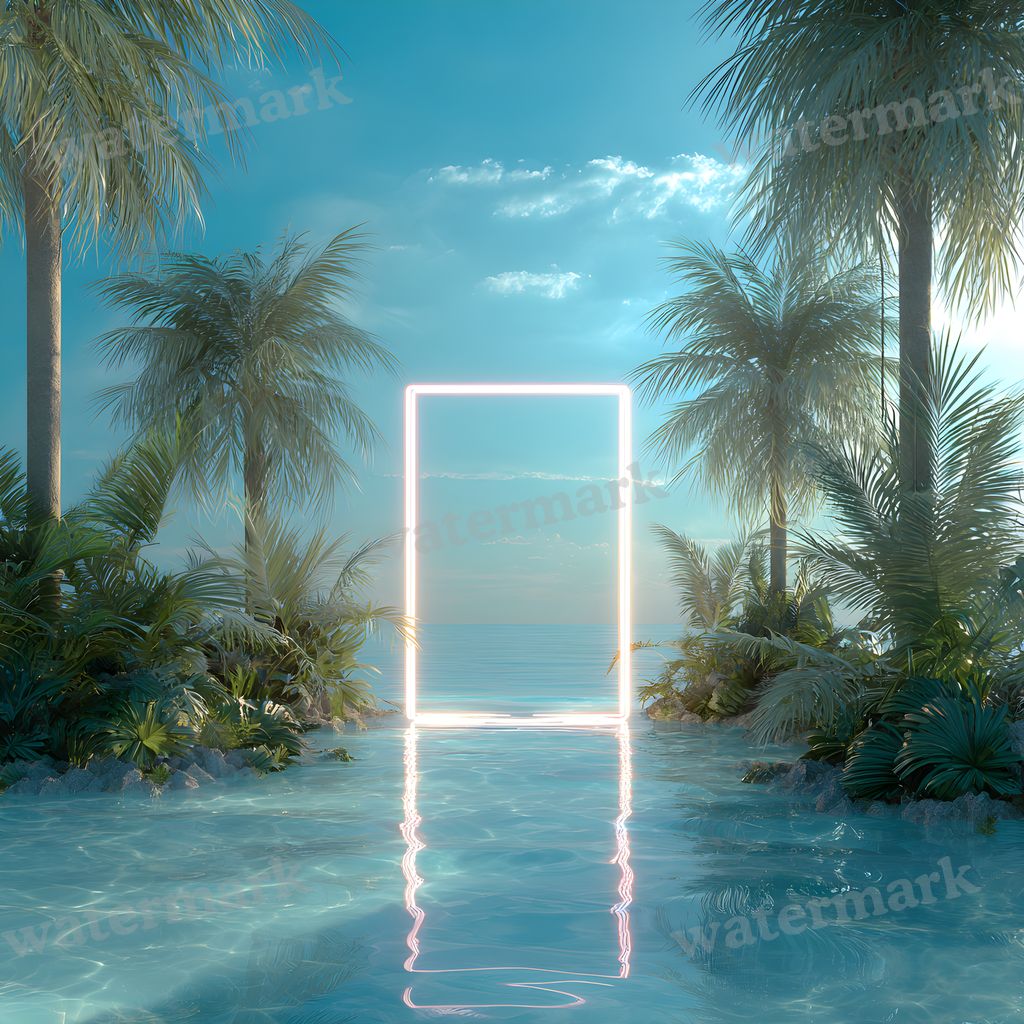 Blue Gradientd Render Backdrop Images