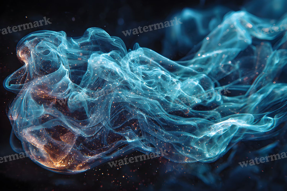 Blue Smoke Backdrop Images