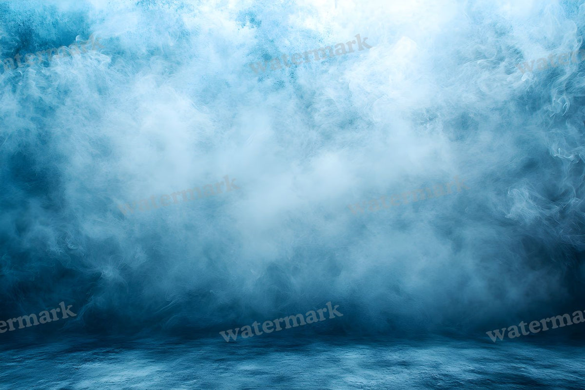 Blue Smoke Backdrop Images