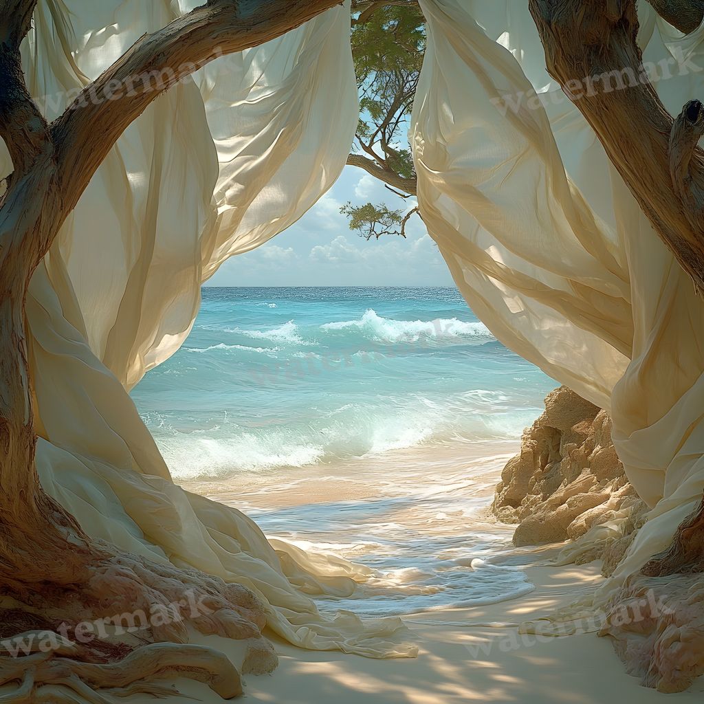 Bohemian Beach Backdrop Images