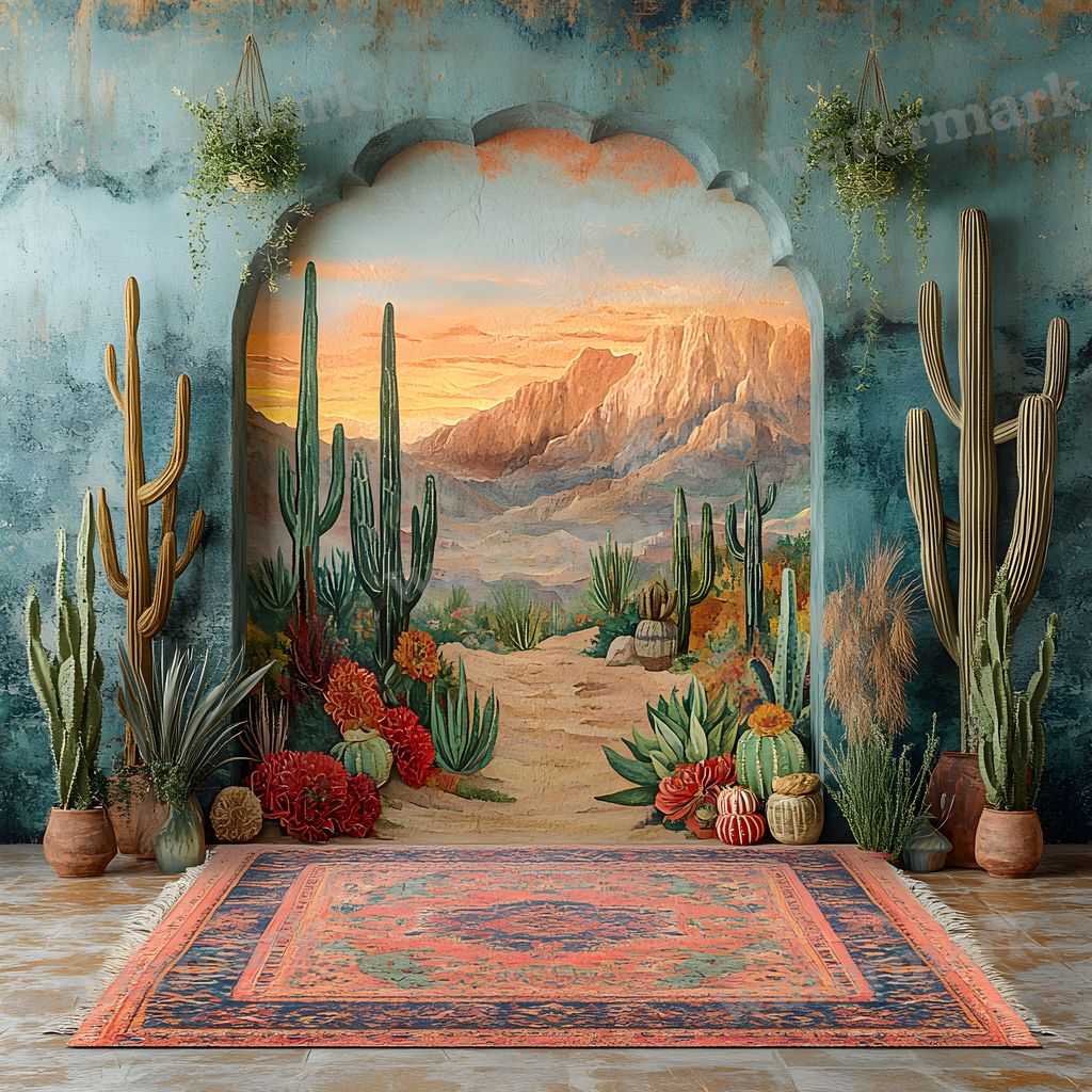 Bohemian Desert Backdrop Images