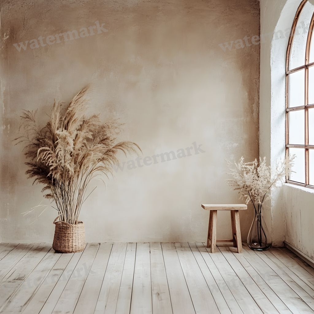 Boho Arches digital photo backdrop for photo editing, preview 9