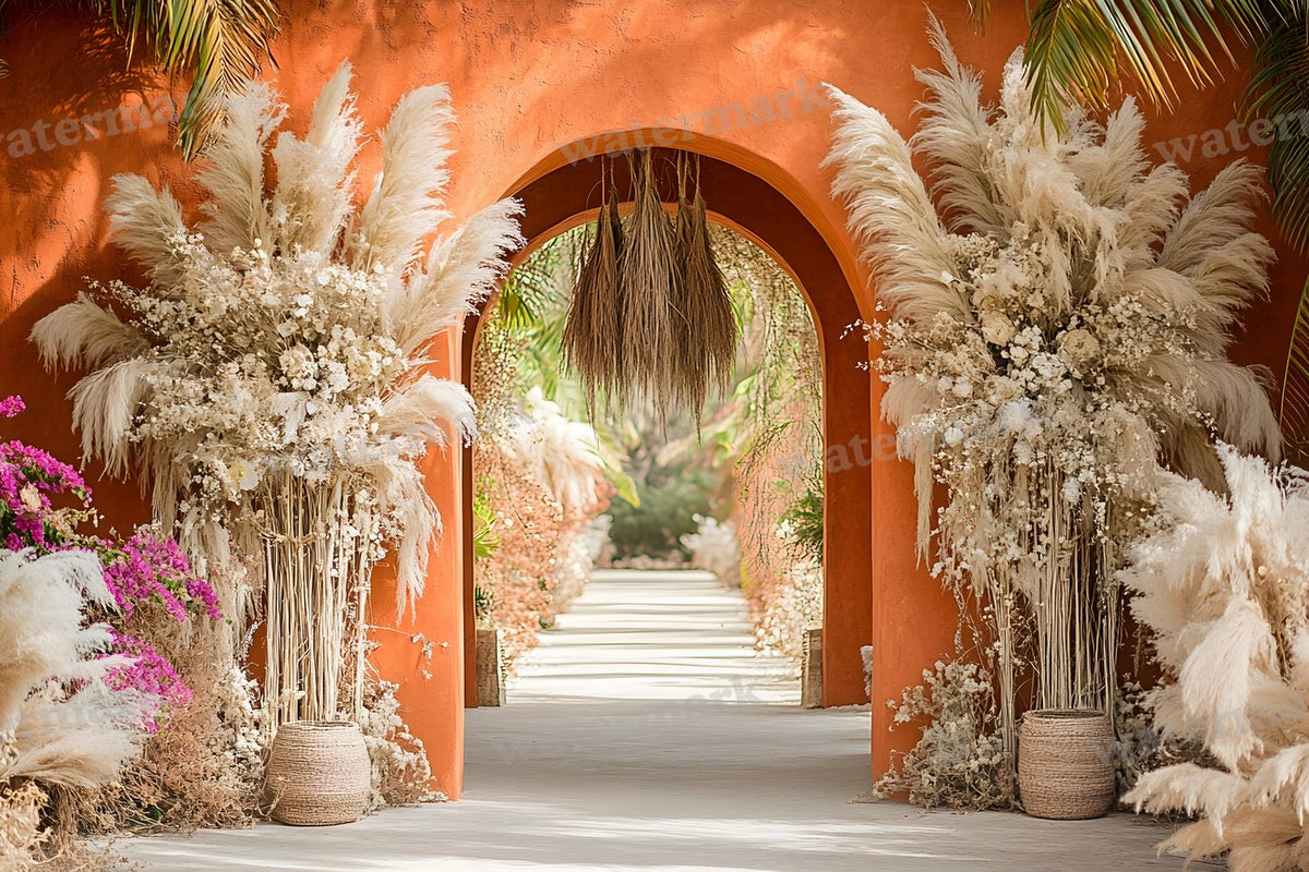 Boho Terracotta Backdrop Images