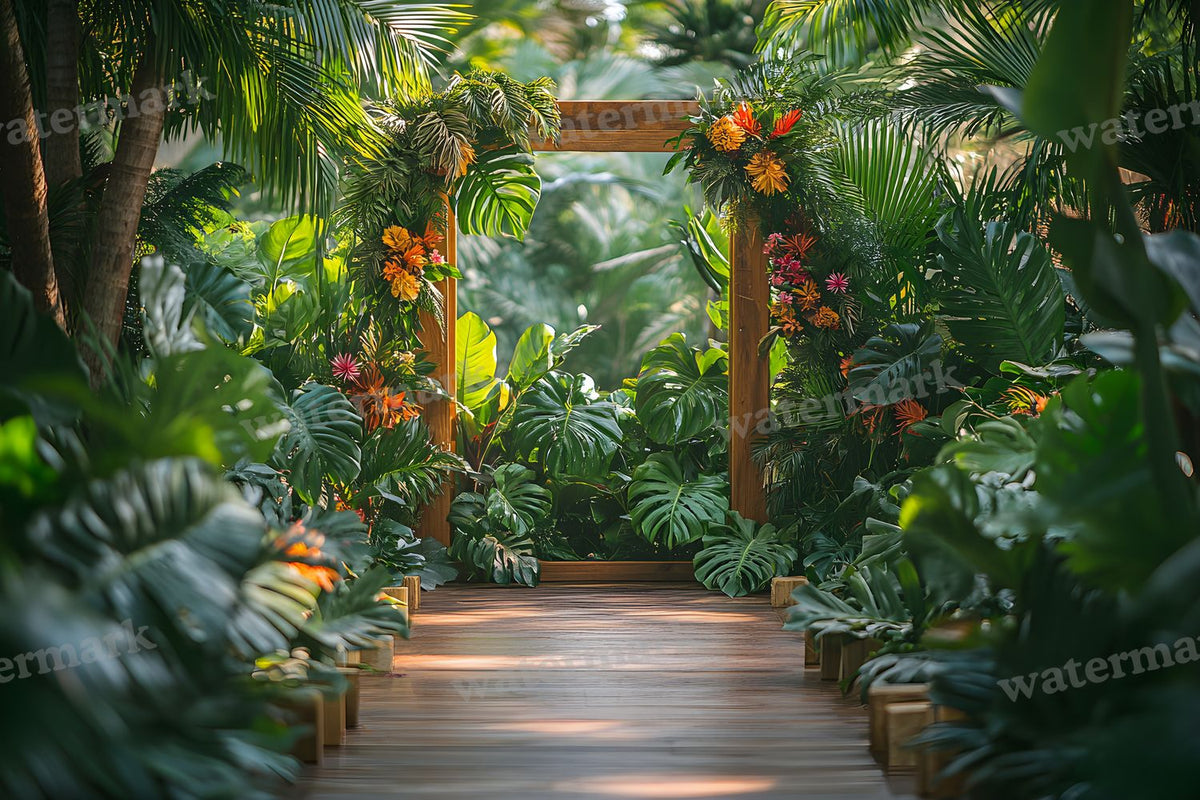 Botanical Wedding Backdrop Images