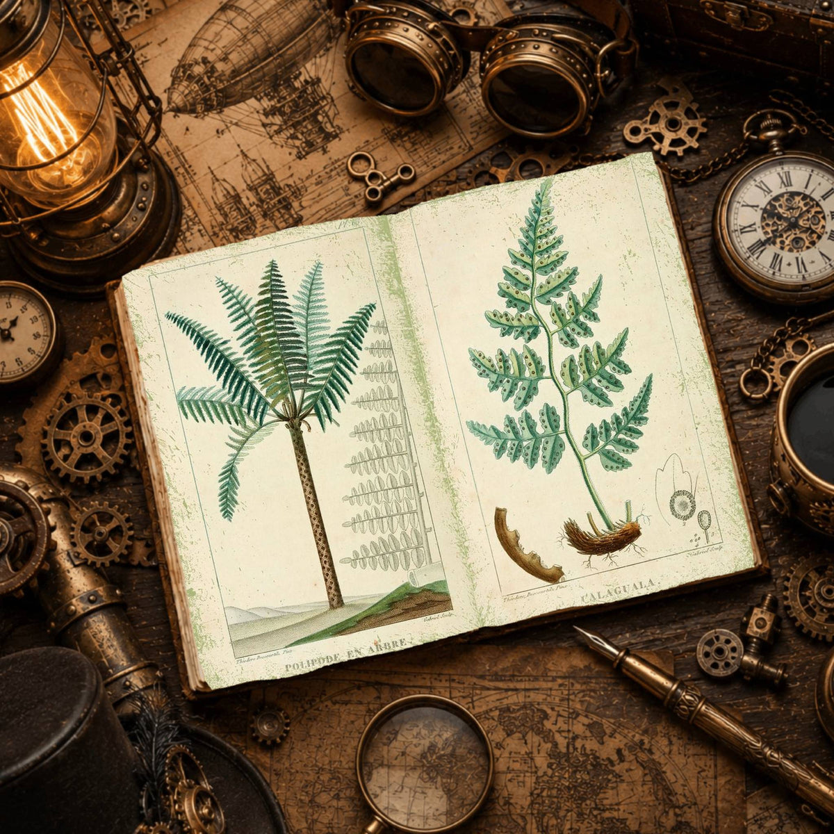 Botanical printable junk journal paper, page preview 10