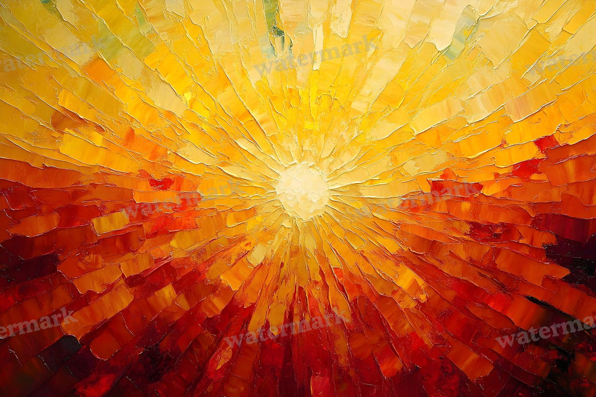 Bright Yellow Sunburst Backdrop Images