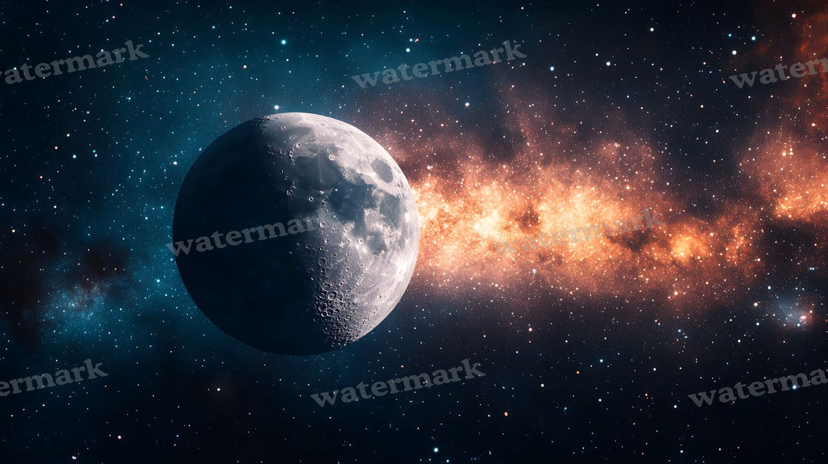 Celestial Moons Backdrop Images