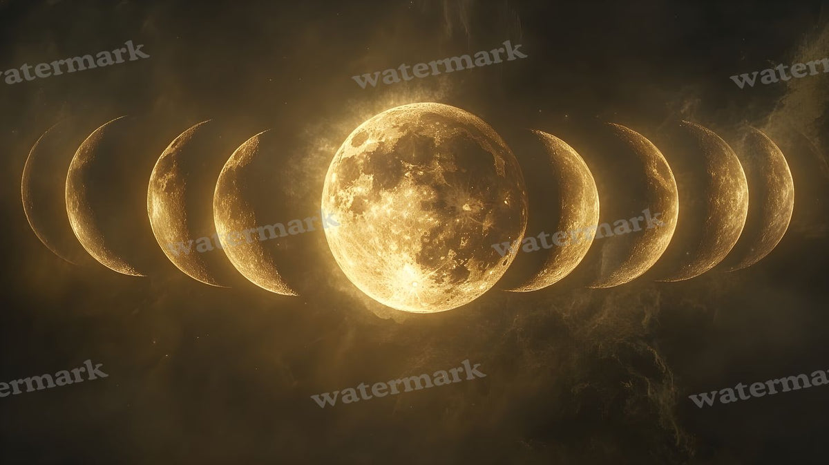 Celestial Moons Backdrop Images