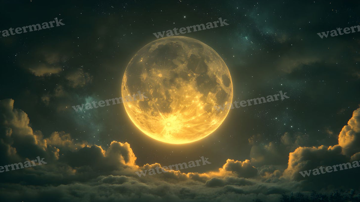 Celestial Moons Backdrop Images