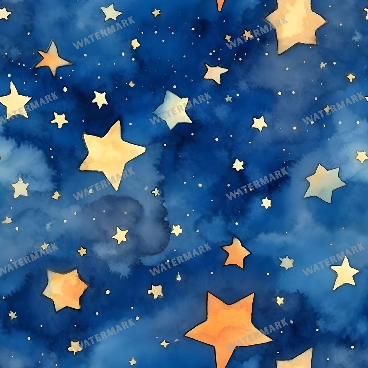 Celestial Seamless Pattern