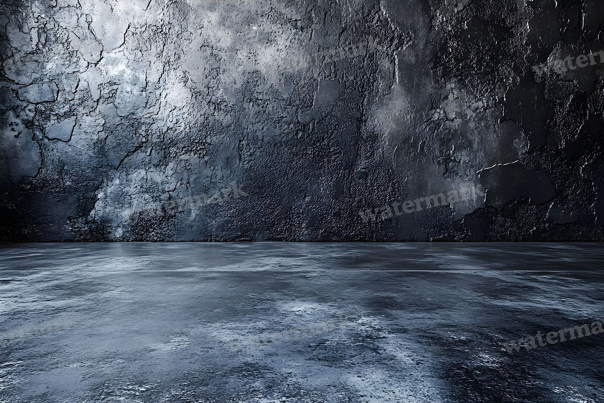 Charcoal Textured Wall digital photo backdrop for photo editing, preview 9