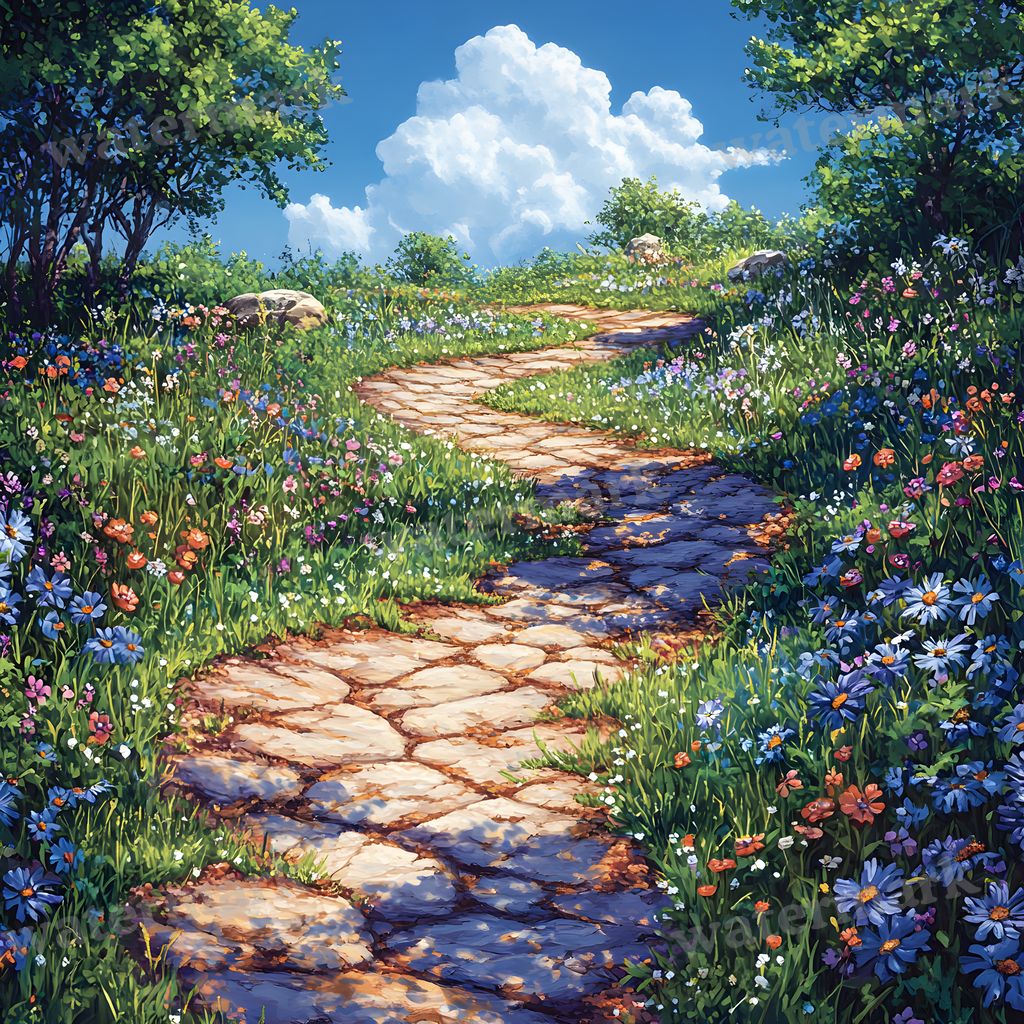 Charming Country Trail Backdrop Images