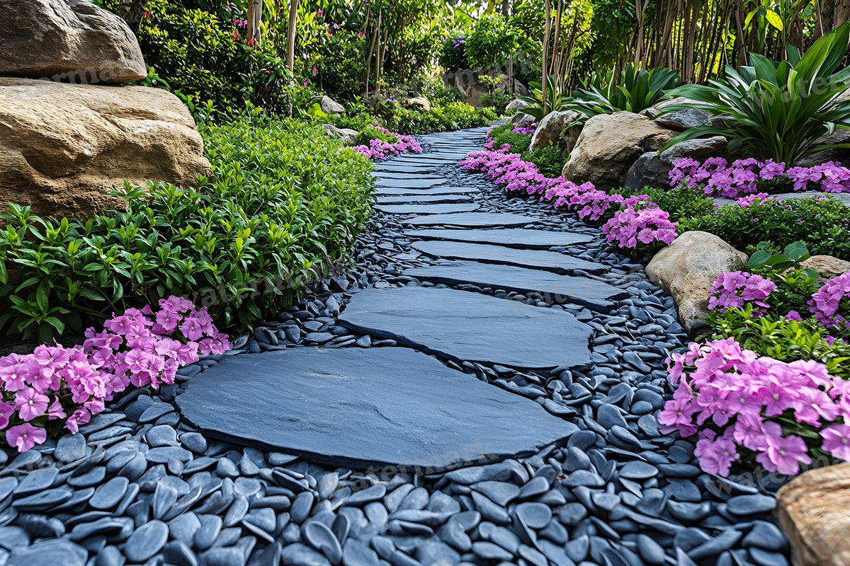 Charming Garden Backdrop Images