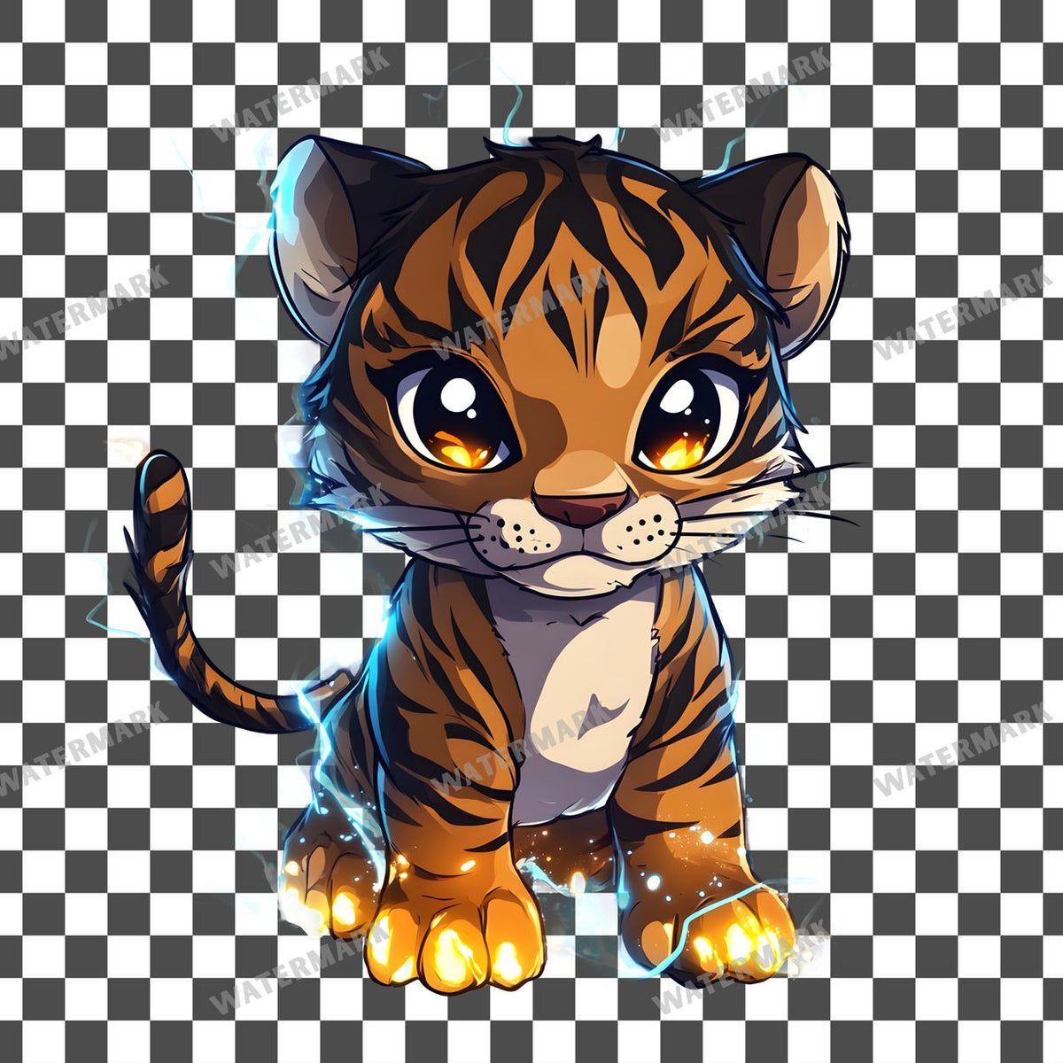 Chibi Thunder Clipart Pngs