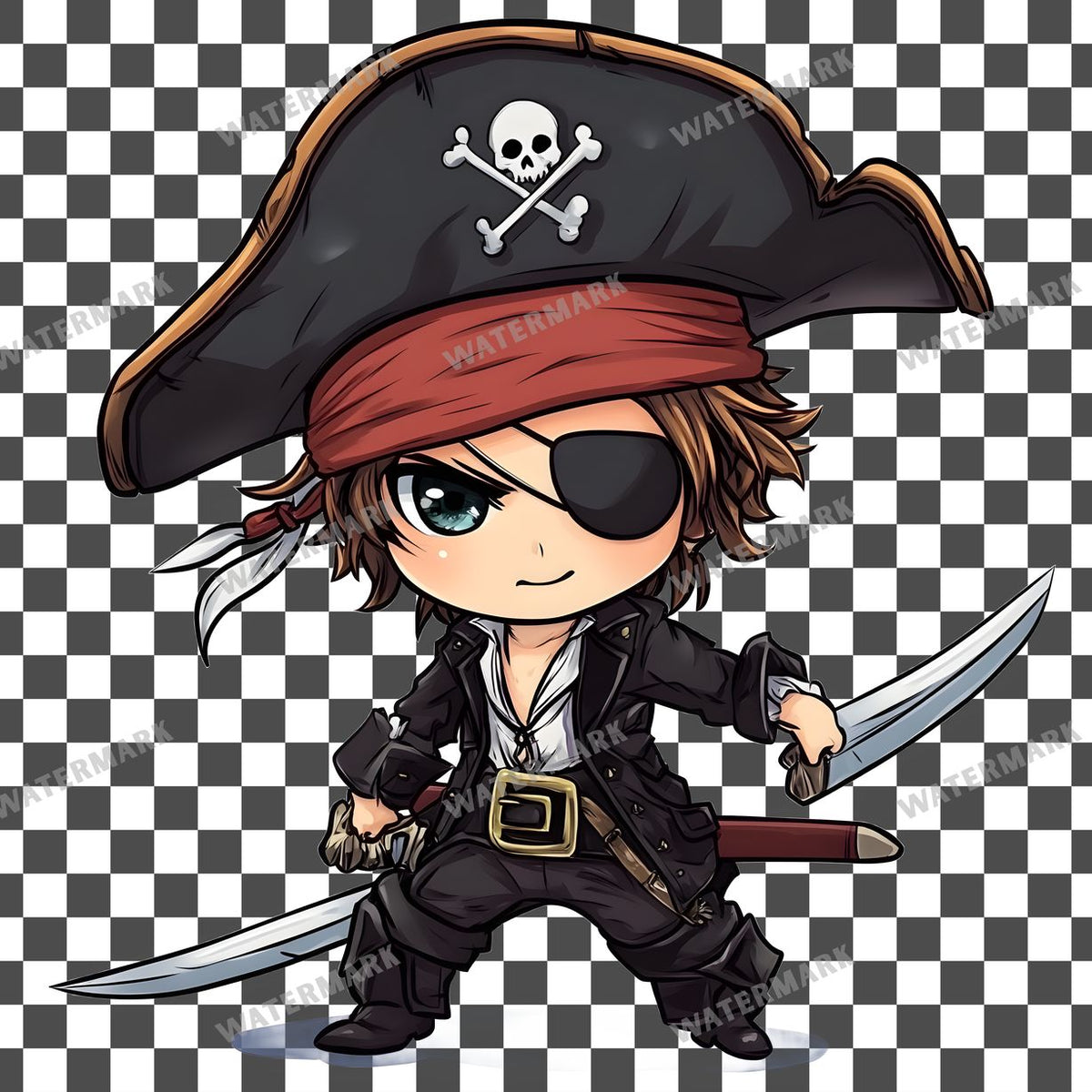 Chibipirate Clipart Pngs