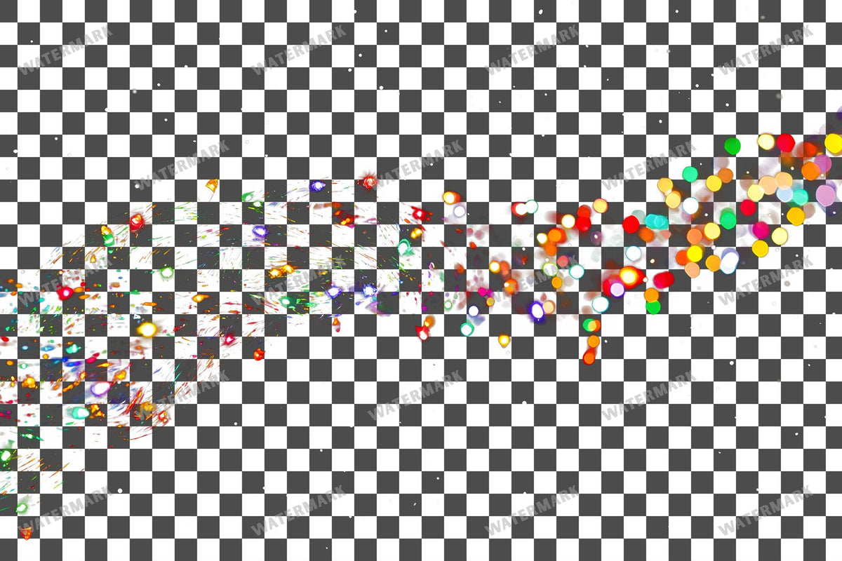 Christmas Lights PNG overlay on a transparent checkered background, preview 10