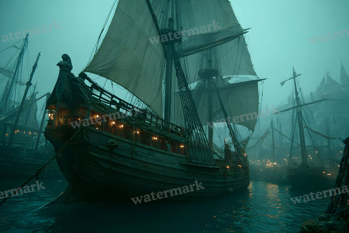 Cinematic Viking Scene Backdrop Images
