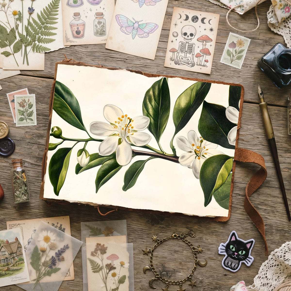 Citrus Blossoms Digital Papers
