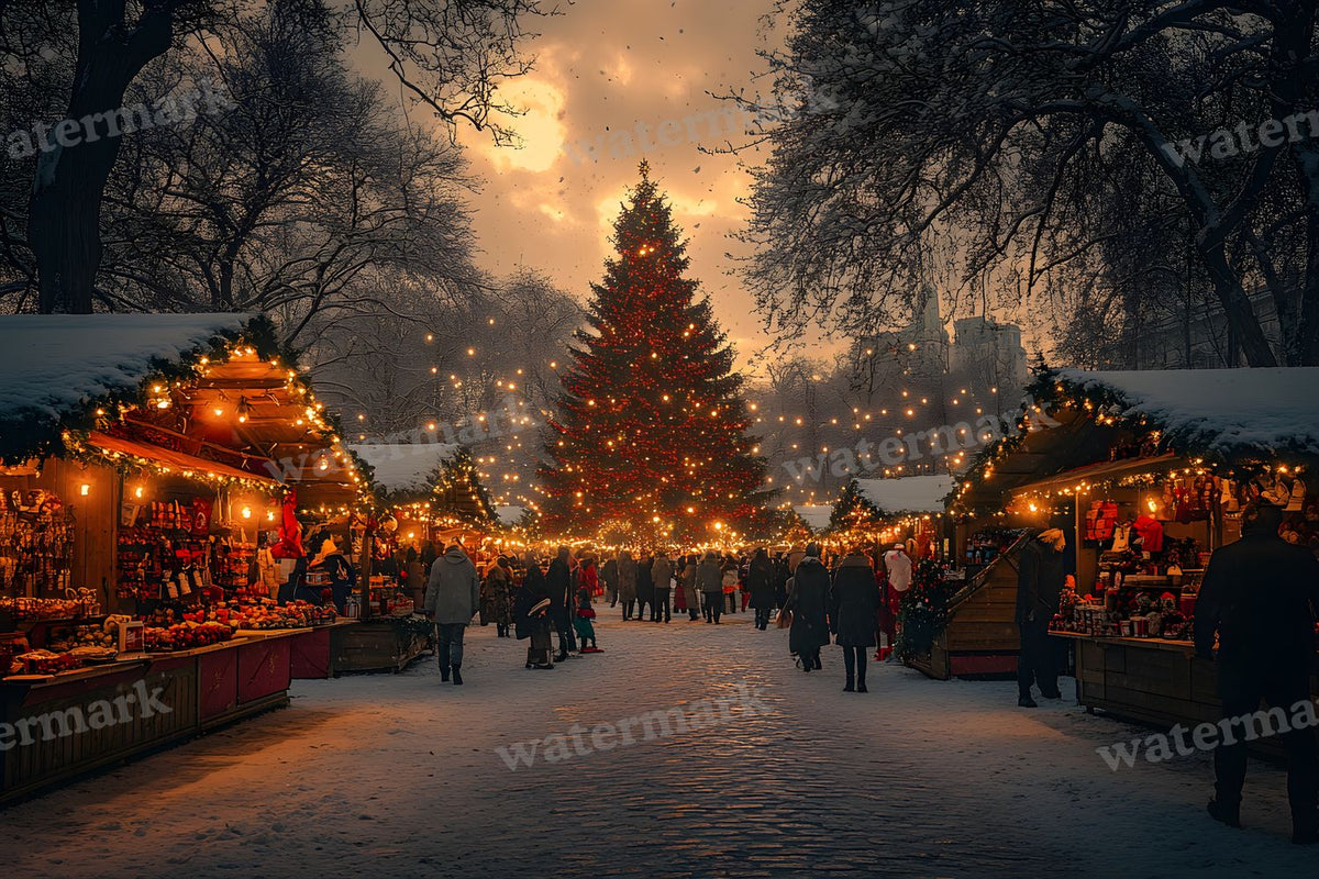 Classic Christmas Backdrop Images