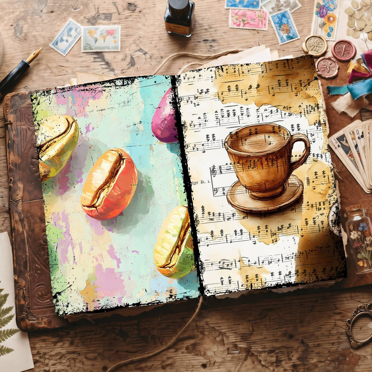 Coffee Digital Papers