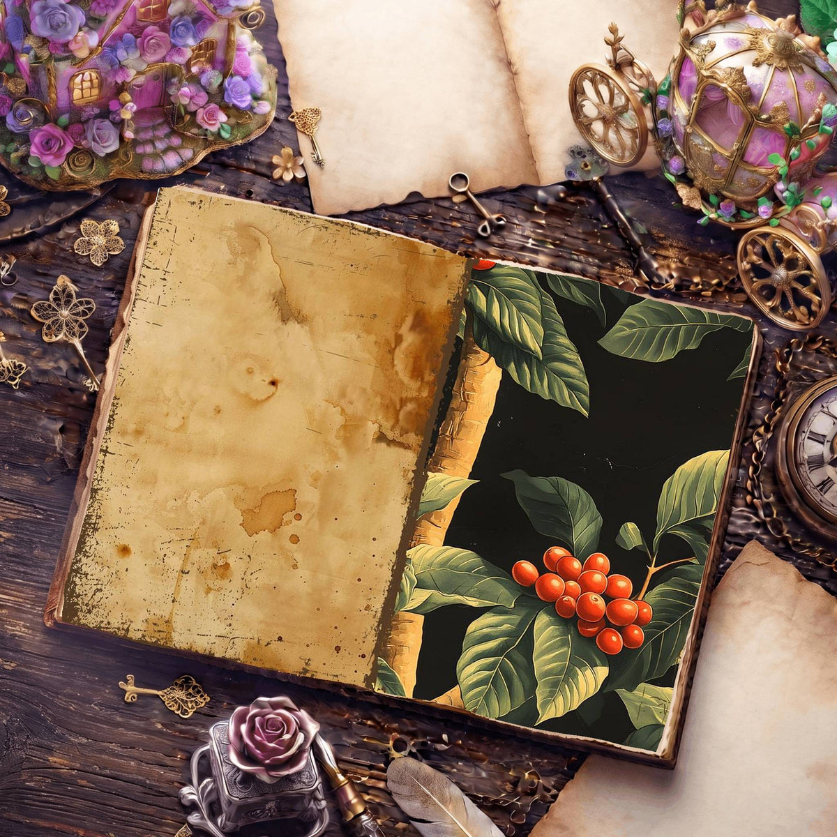 Coffee Digital Papers