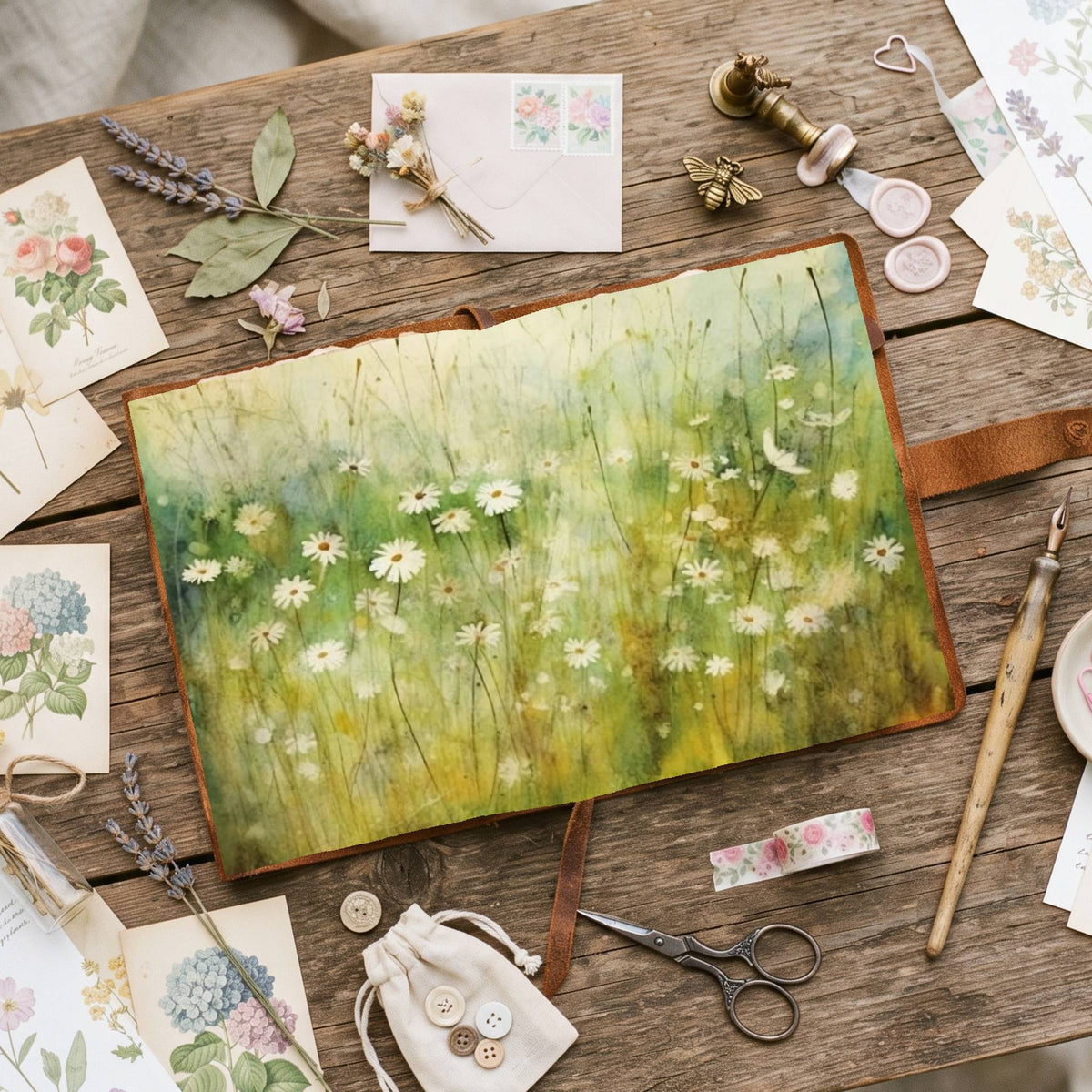 Daisies Digital Papers