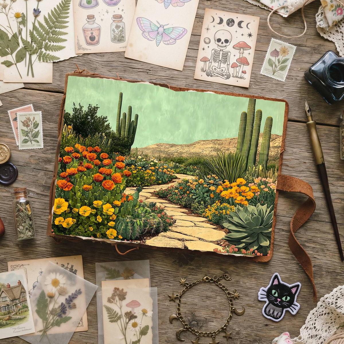 Desert Botanical Digital Papers