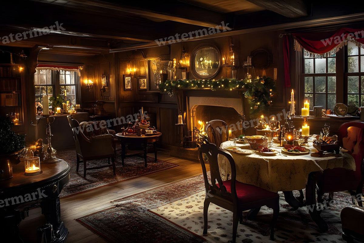 Dickens Tale Scene Backdrop Images