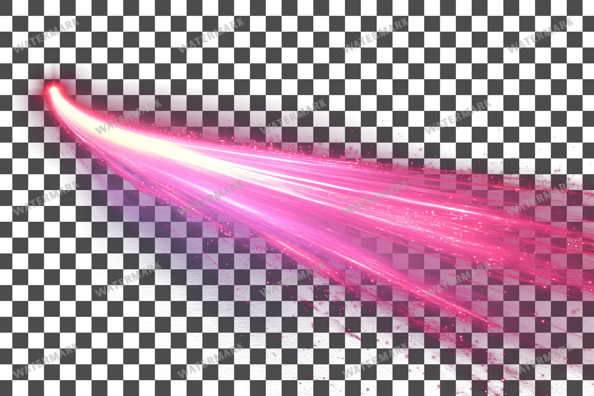 Directional Pink Light Sharp Focused Transparent Overlay Pngs