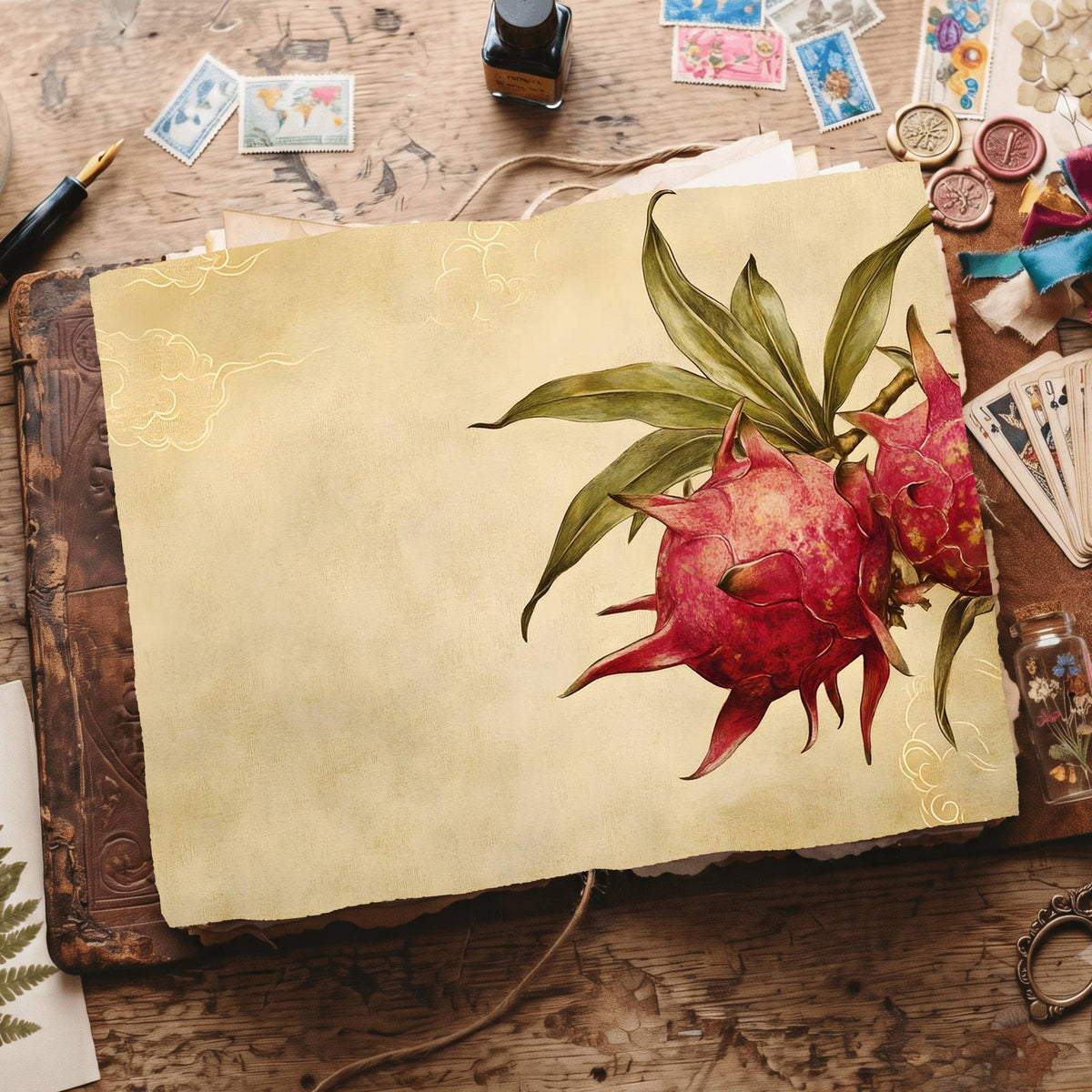 Dragon Fruit Digital Papers
