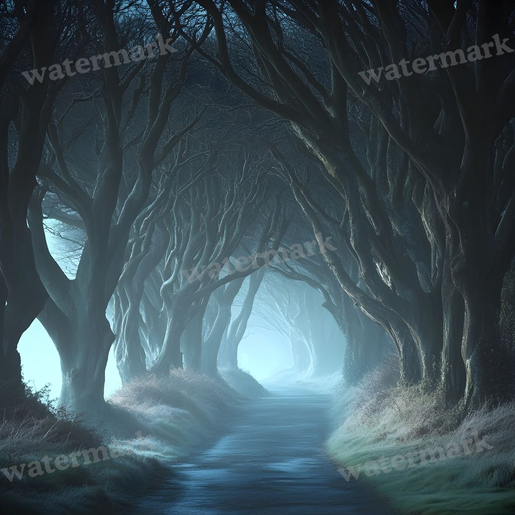 Eerie Forest Backdrop Images
