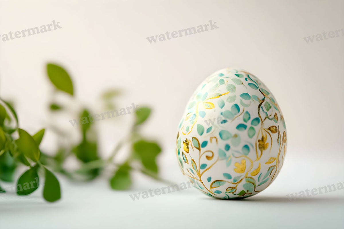 Elegant Easter Egg Backdrop Images