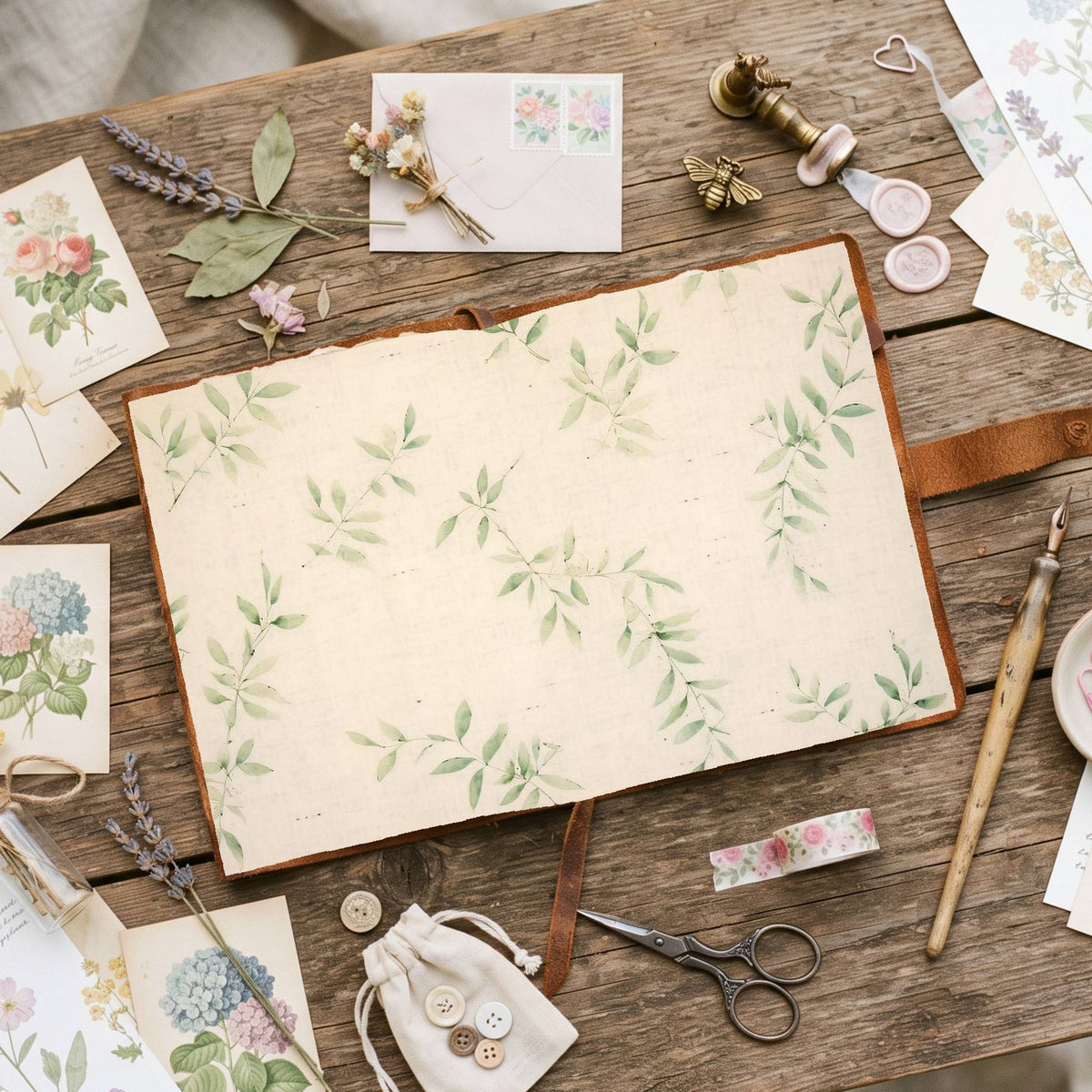 Eucalyptus Leaves Digital Papers