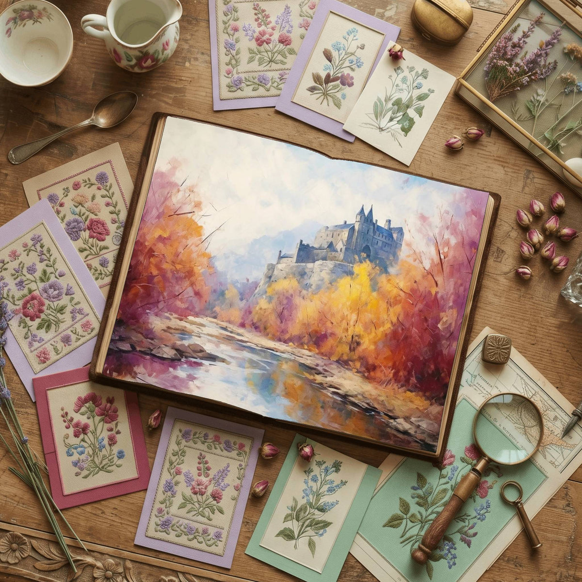 Fairy Castles Digital Papers
