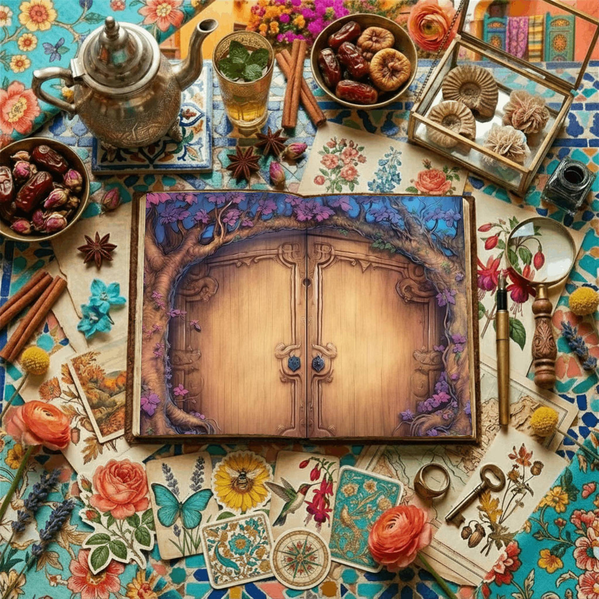Fairy Doors Digital Papers