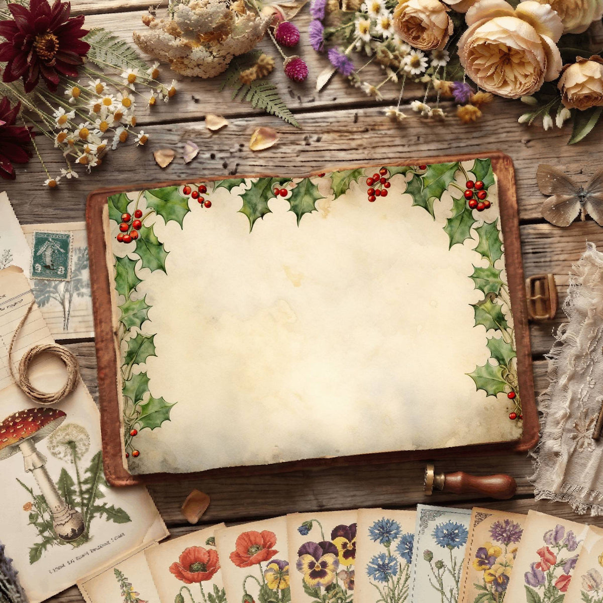 Festive Christmas Digital Papers