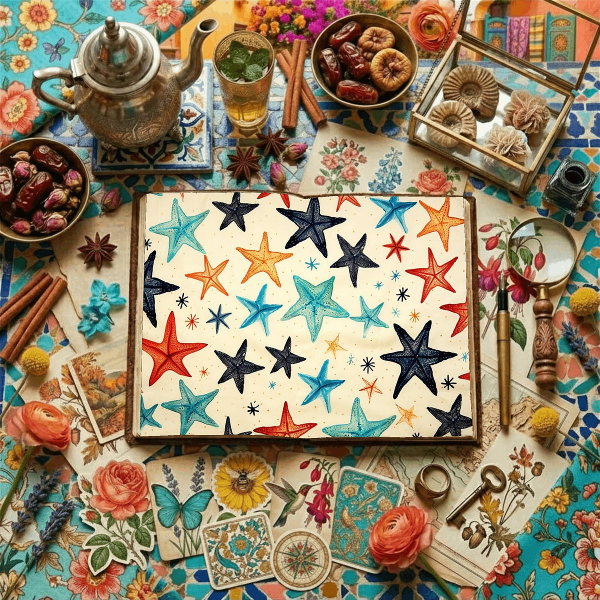 Fish Patterns Digital Papers