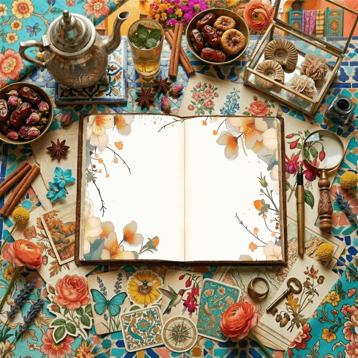 Floral Digital Papers